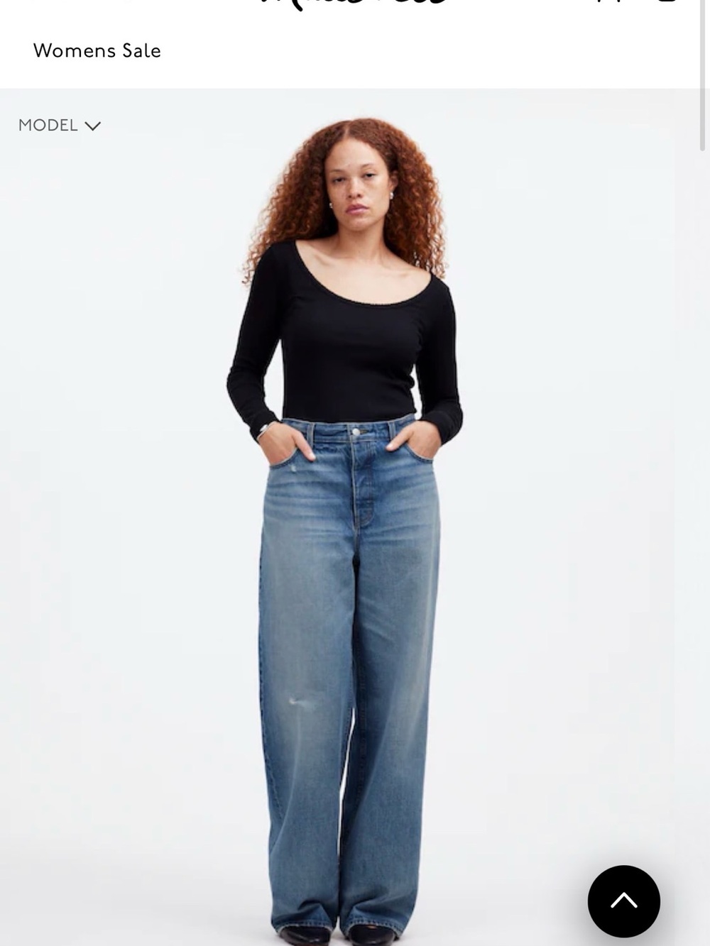 Madewell Low-Slung Baggy, Size 28